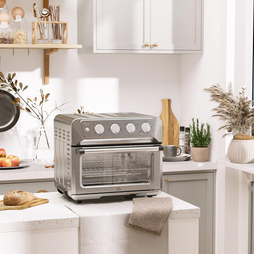 21QT 7-In-1 Convection Oven Countertop, Stainless Steel Finish B386441