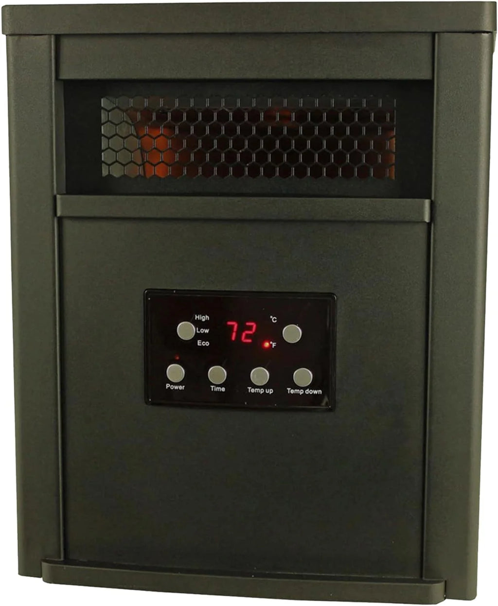 1500W Portable Electric Infrared Quartz Space Heater Black (2 Pack) T820559