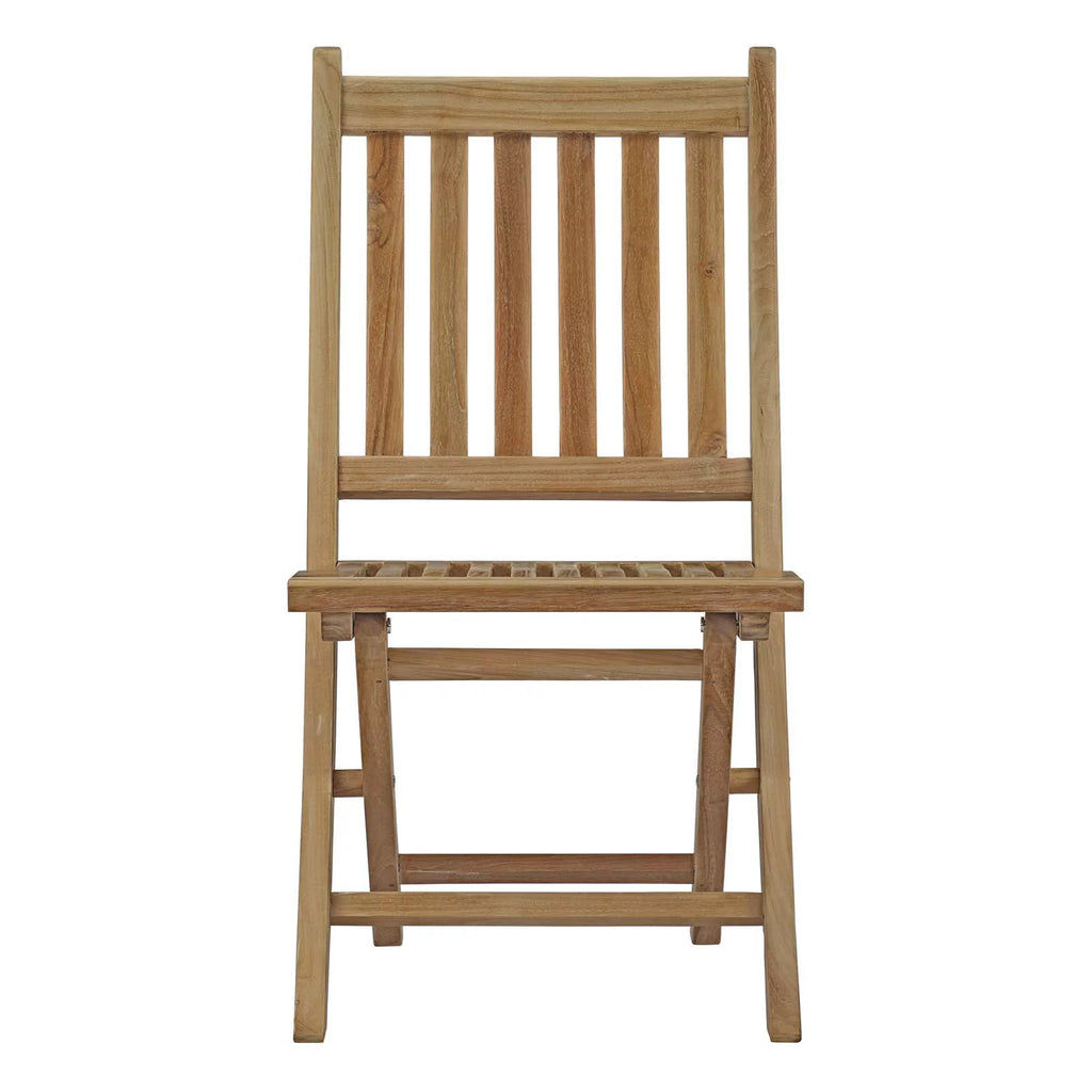 Natural Teak Folding Chair Y604848