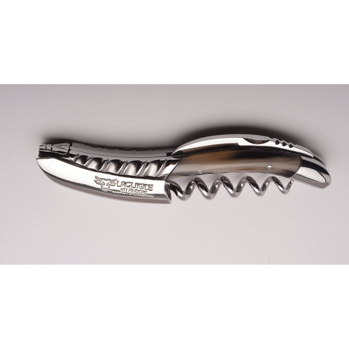 Waiter's Corkscrew with Solid Horn Handle H456