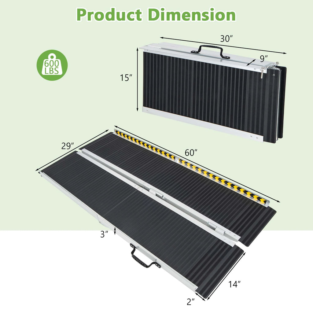 Portable Aluminum Wheelchair Ramp 6 FT R17246