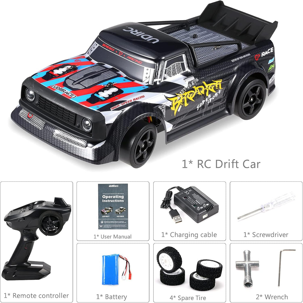 1:16 Scale 2.4GHz Remote Control RC Drift Car 4WD RTR T649