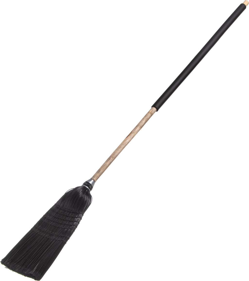 Black Warehouse/Janitor Broom, 57"L, Lot of 12 A9174