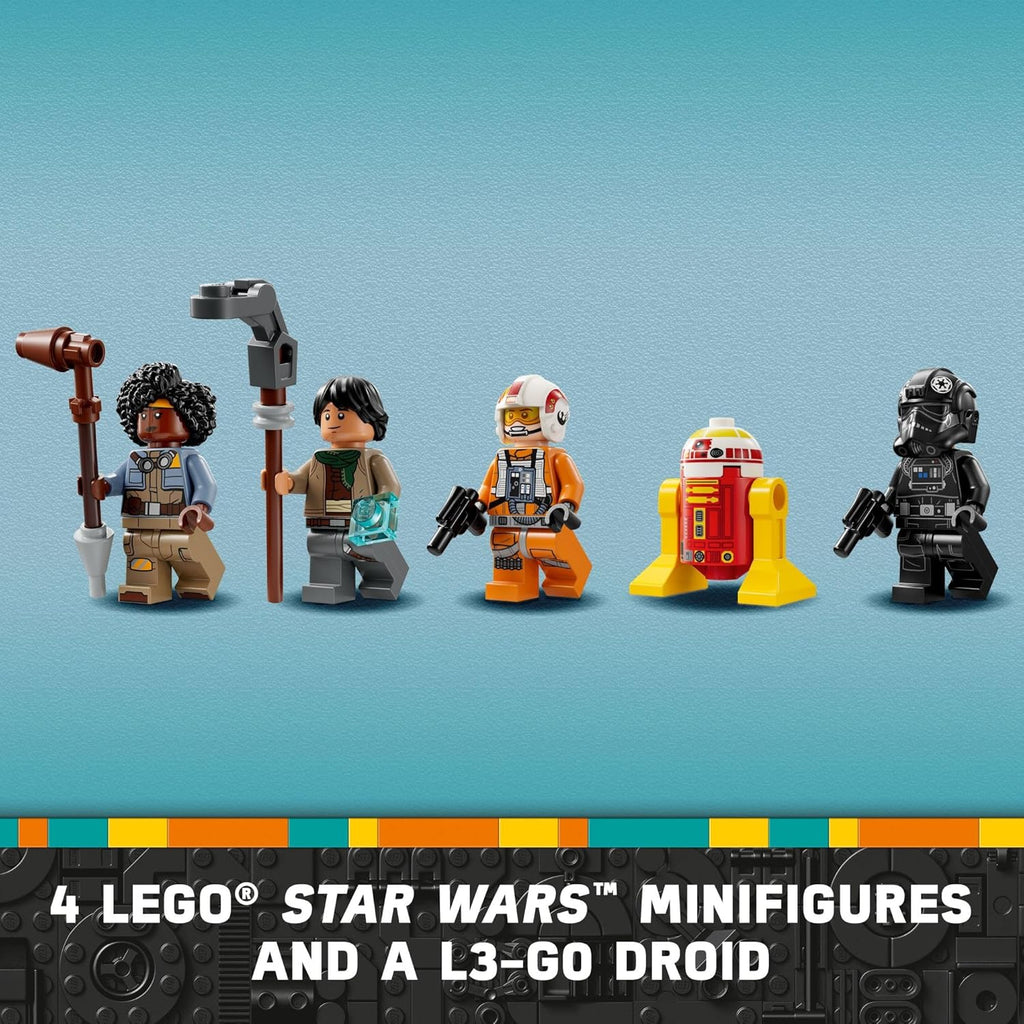 TIE Fighter & X-Wing Building Set with 4 Minifigures Y5941