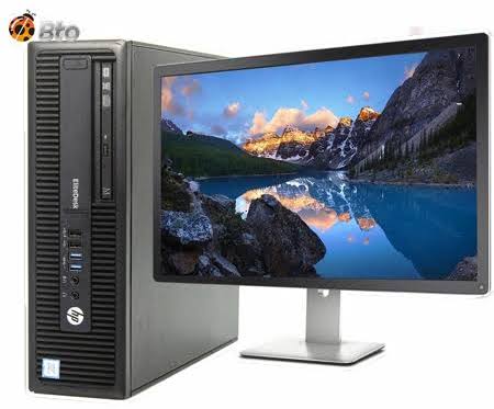 HP EliteDesk 800 G1 SFF Desktop Computer Core i7-4th, 8GB Ram, 240GB Ssd, 1TB Hdd, New 22 inch LCD, Keyboard & Mouse, Wifi V713
