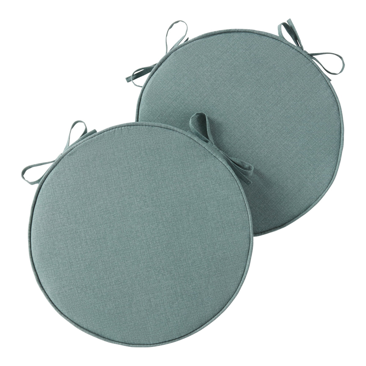 18" x 18" Seaglass Round Outdoor Chair Pad Set of 2 A161856