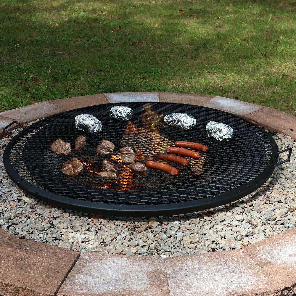 Round Heavy-Duty Steel Campfire Cooking Grate W854515