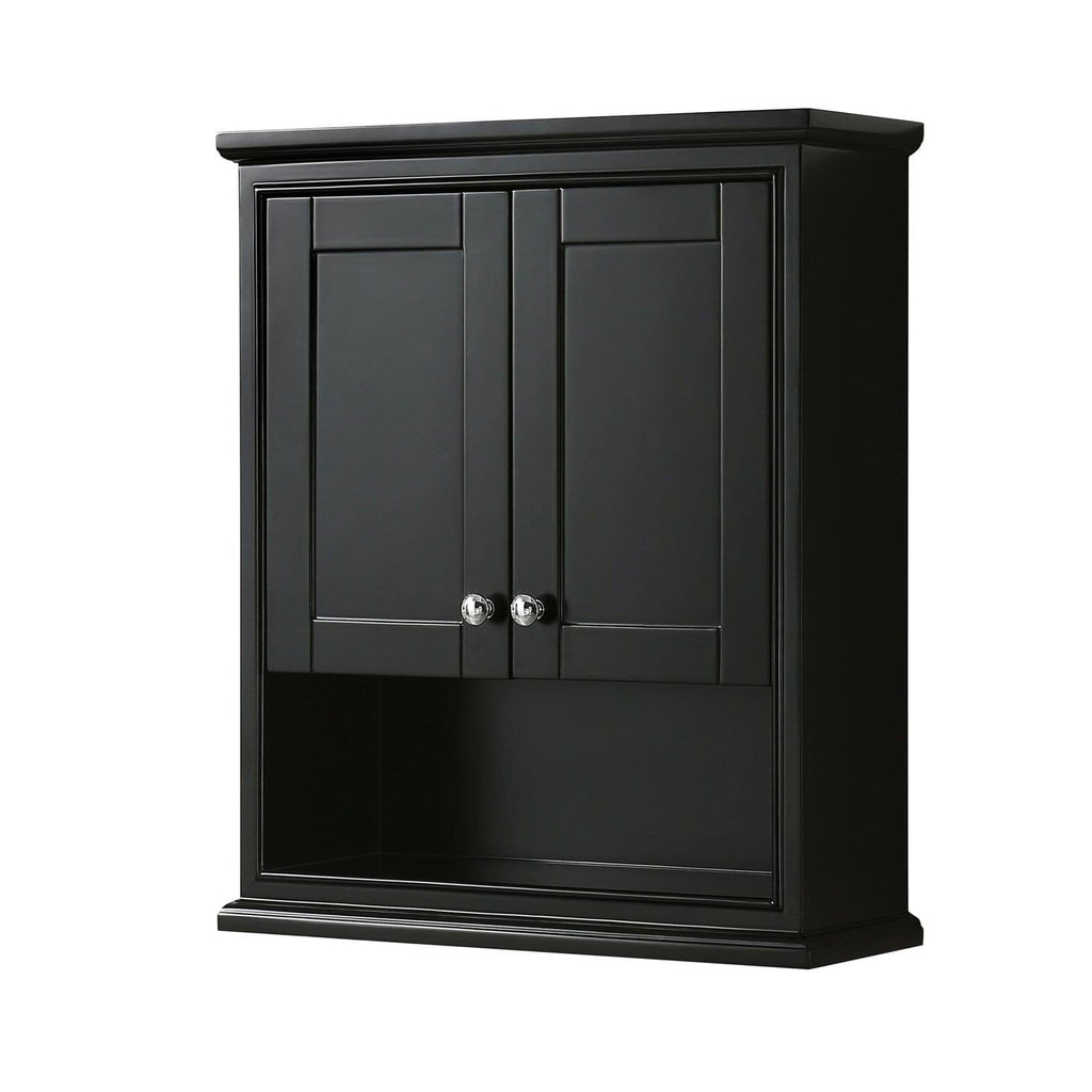 Dark Espresso Wall-Mounted Storage Cabinet T880493