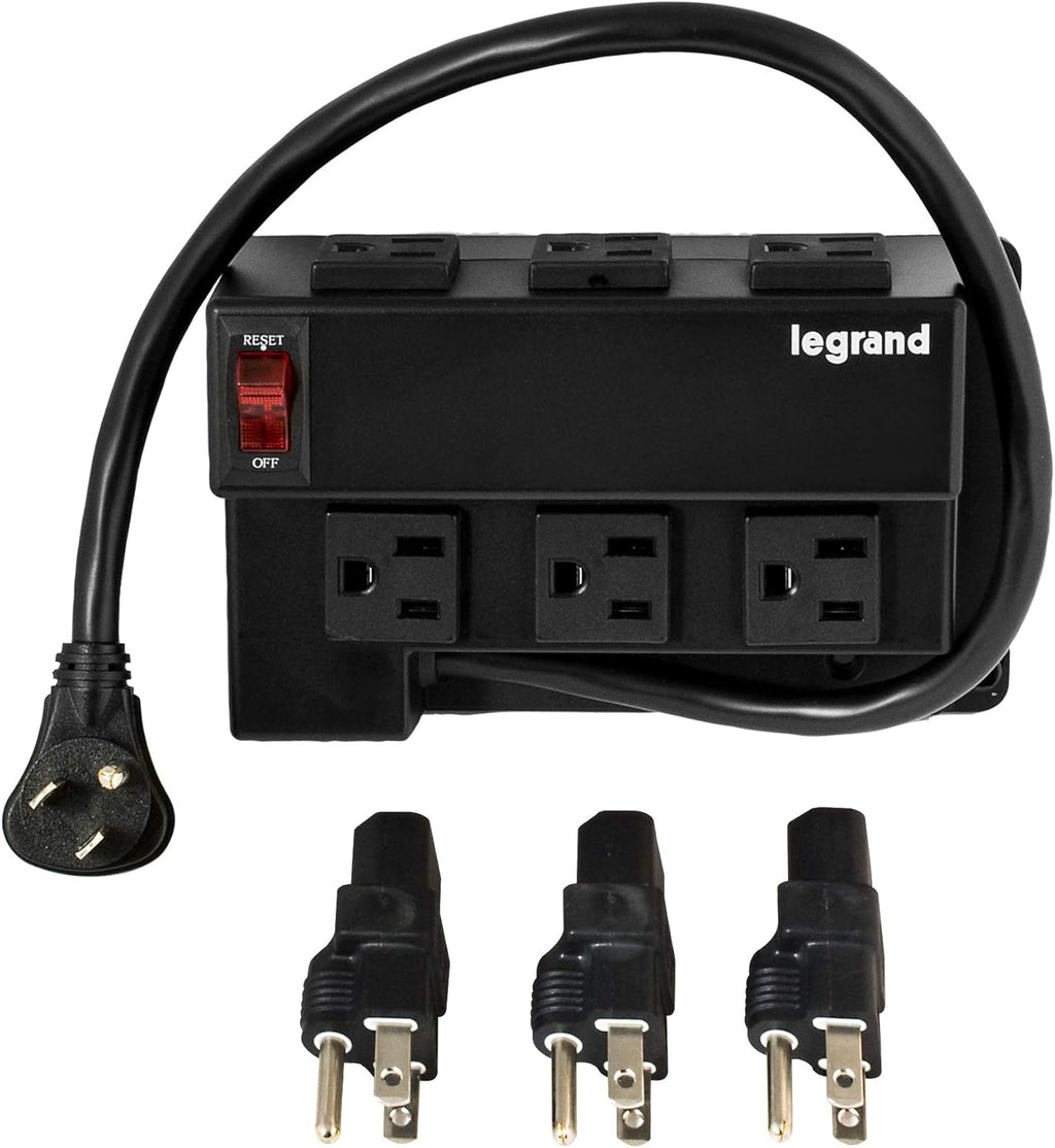 6 Outlets Half Width Power Strip U55939