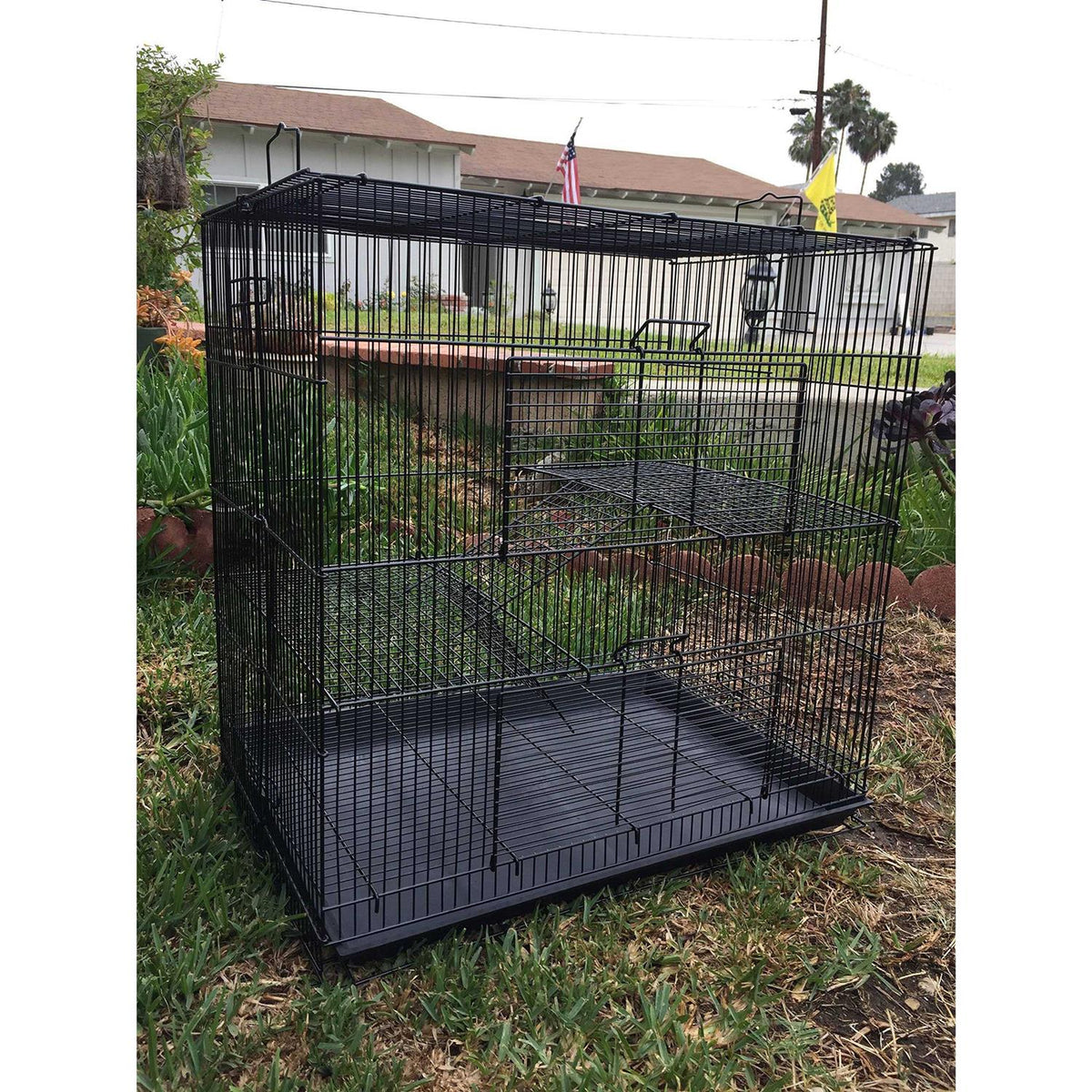 Medium 3 Levels Animal Critter Cage J572