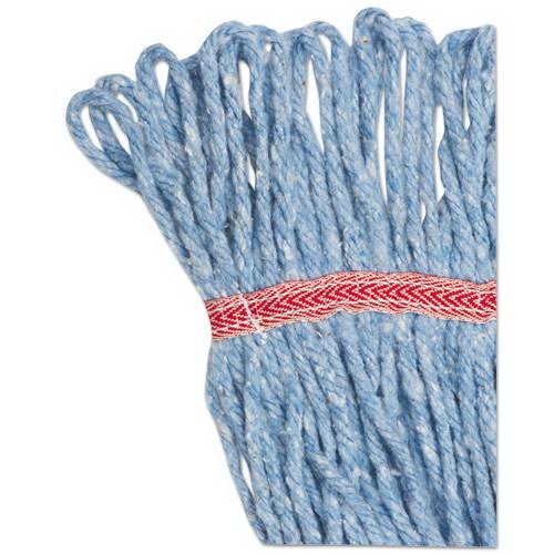 Blue Microfiber Tube Wet Mops, 15 x 2, 12/Carton E248167
