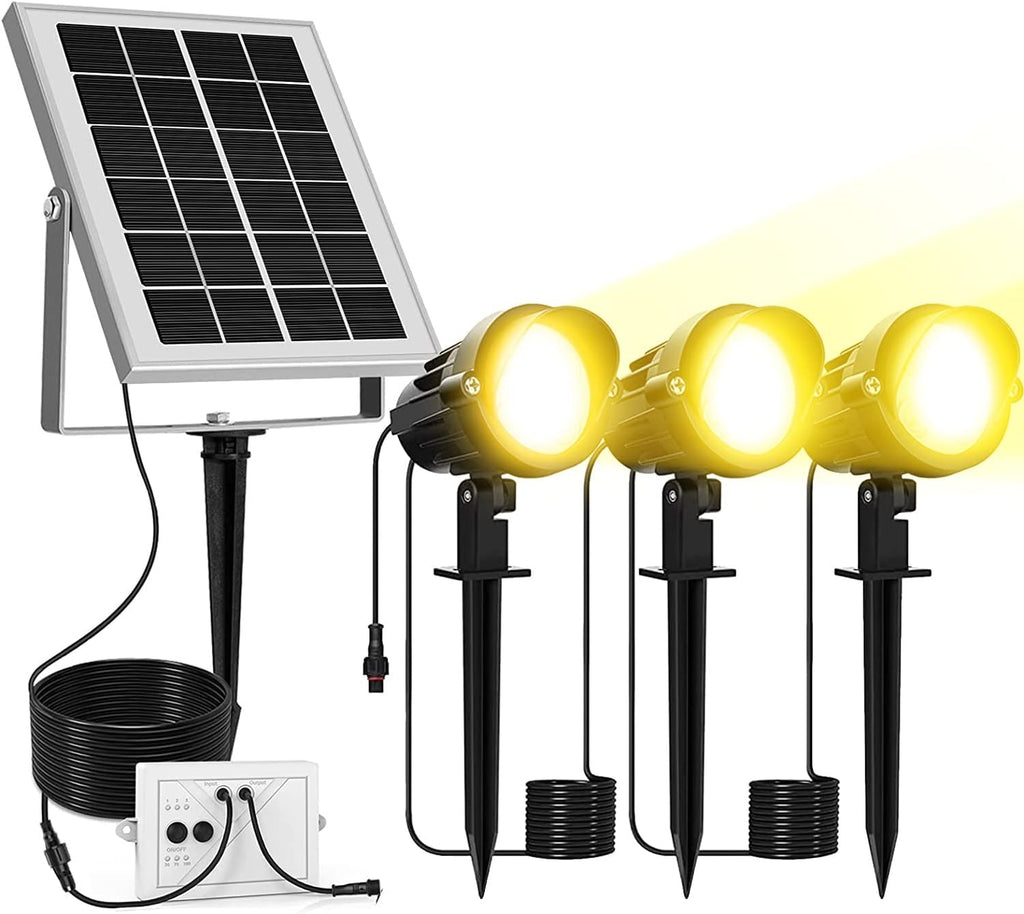 4-in-1 Solar Landscape Lights, IP66 Waterproof, 2700K/4000K/6000K H68288