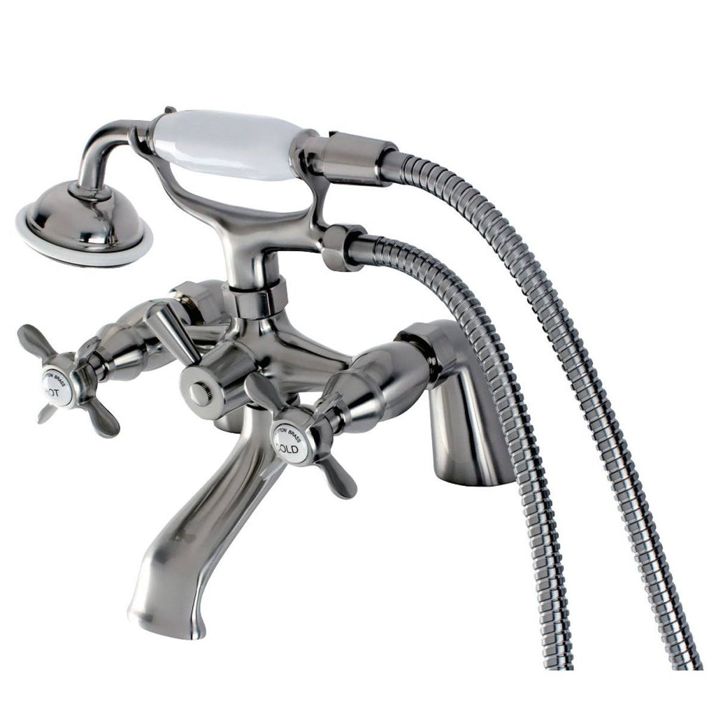 Antique Brass Clawfoot Tub Faucet with Hand Shower B9020