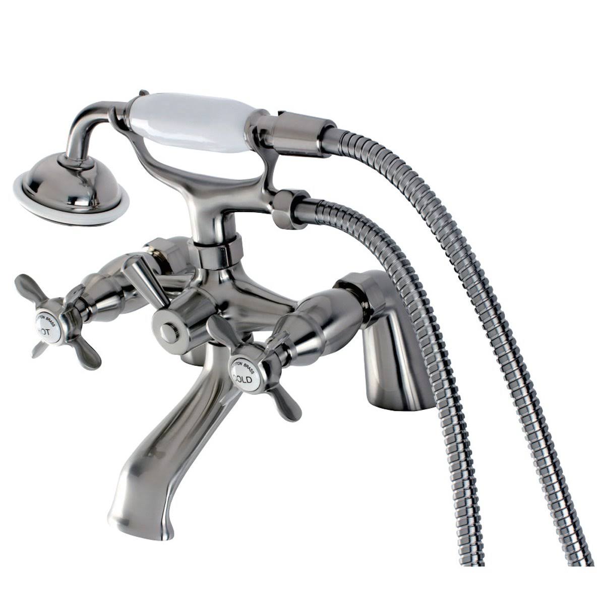 Antique Brass Clawfoot Tub Faucet with Hand Shower B9020