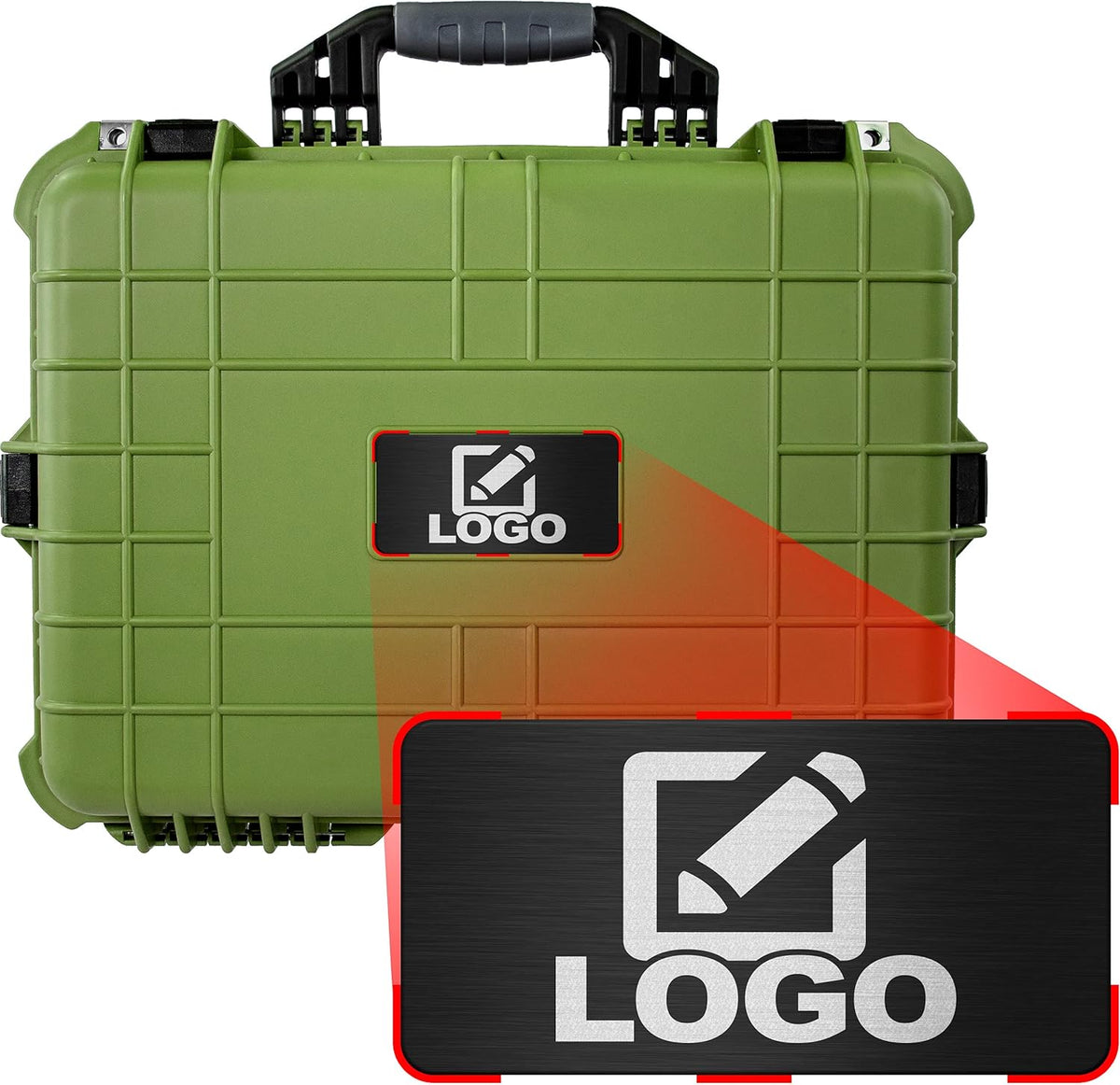 20 Inch Waterproof Shockproof Camera Case with Foam Z4129