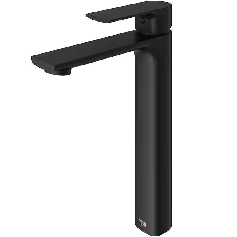 Single Handle Single-Hole Vessel Faucet Matte Black M7229