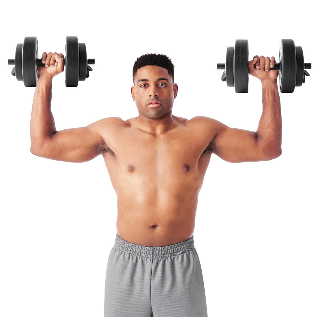 40lb Adjustable Vinyl Dumbbell Set S1852