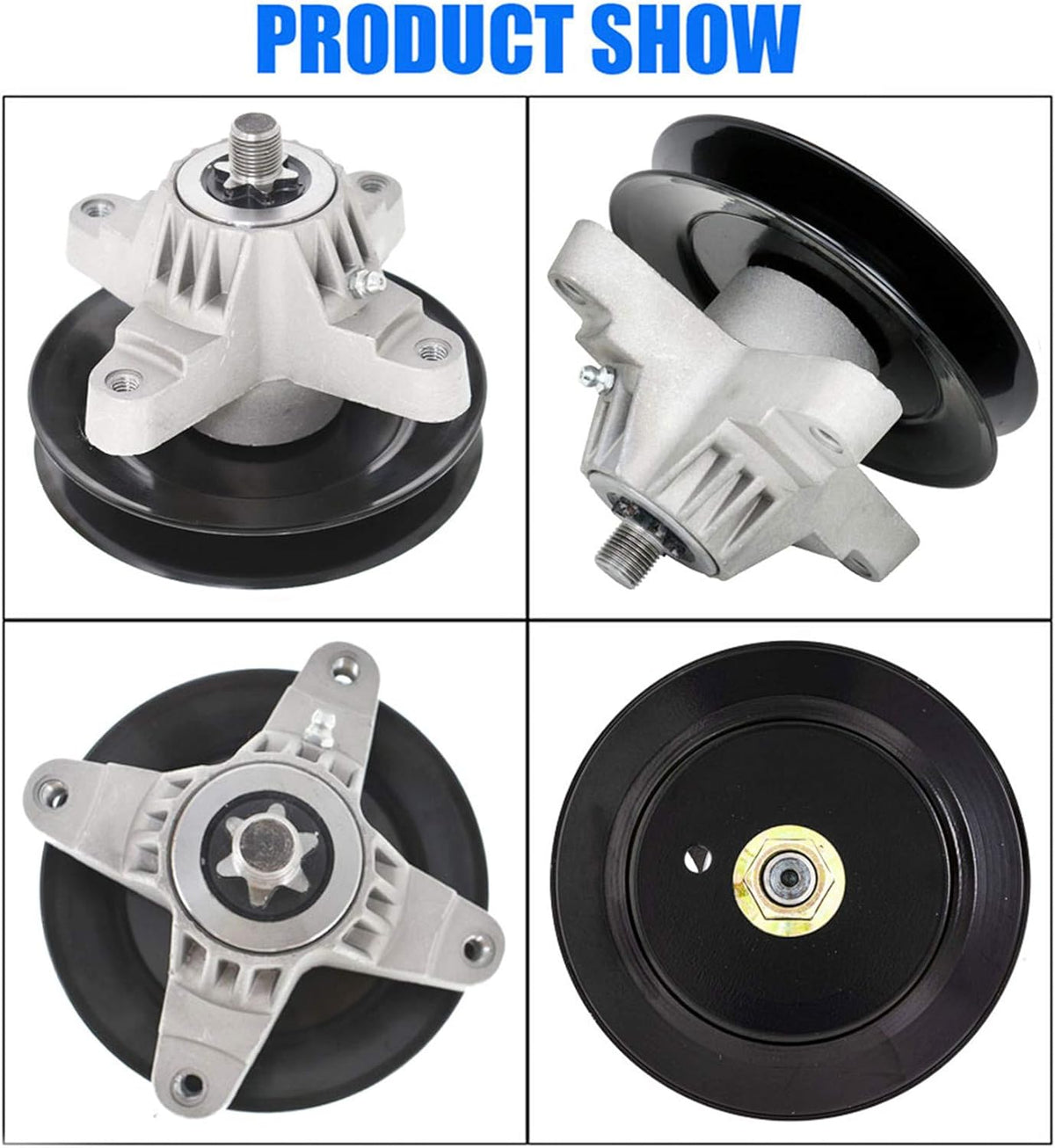 2 Pack Spindle Assembly with Pulley O973
