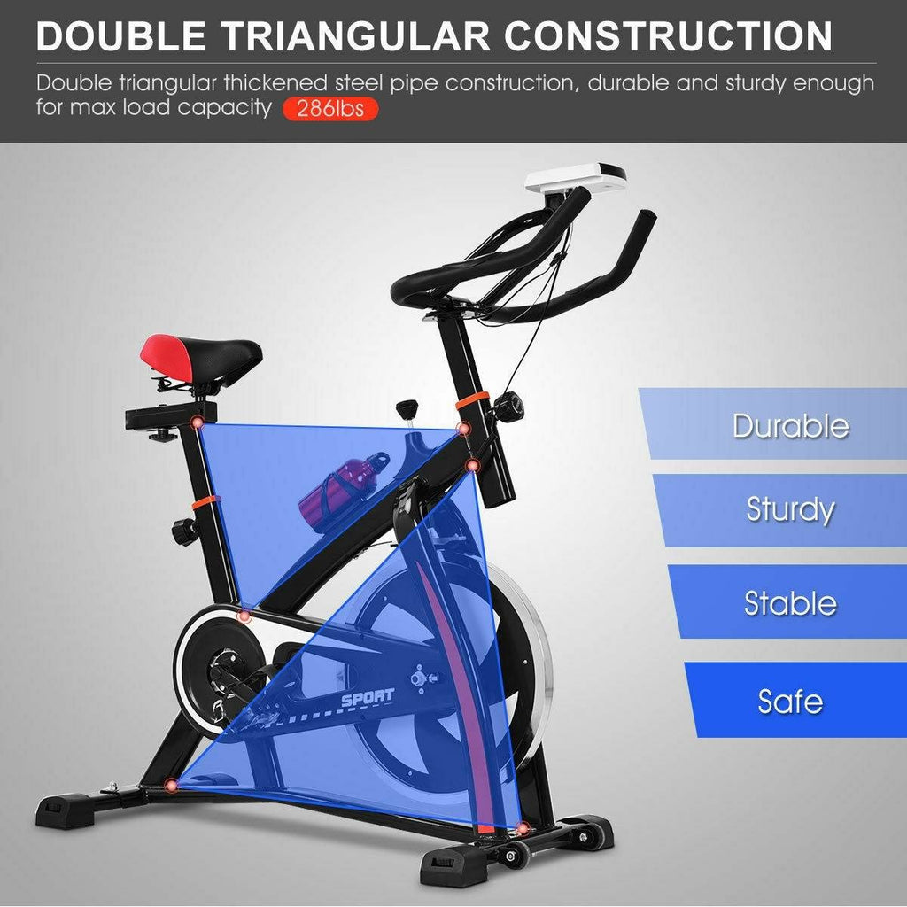 Black Adjustable Exercise Bike S848