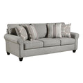 Gray Sofa with Accent Pillows J3325