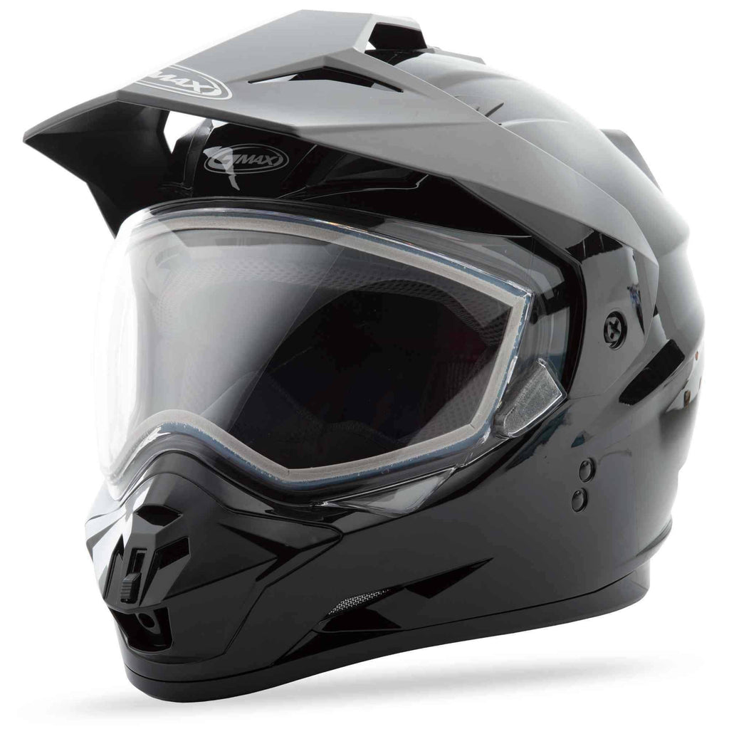 Matte Black Dual-Sport Snow Helmet Q710