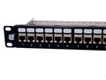 24-Port CAT6A FTP Shielded 1U Patch Panel V6681