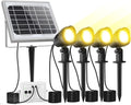 4-in-1 Solar Landscape Lights, IP66 Waterproof, 2700K/4000K/6000K H68288