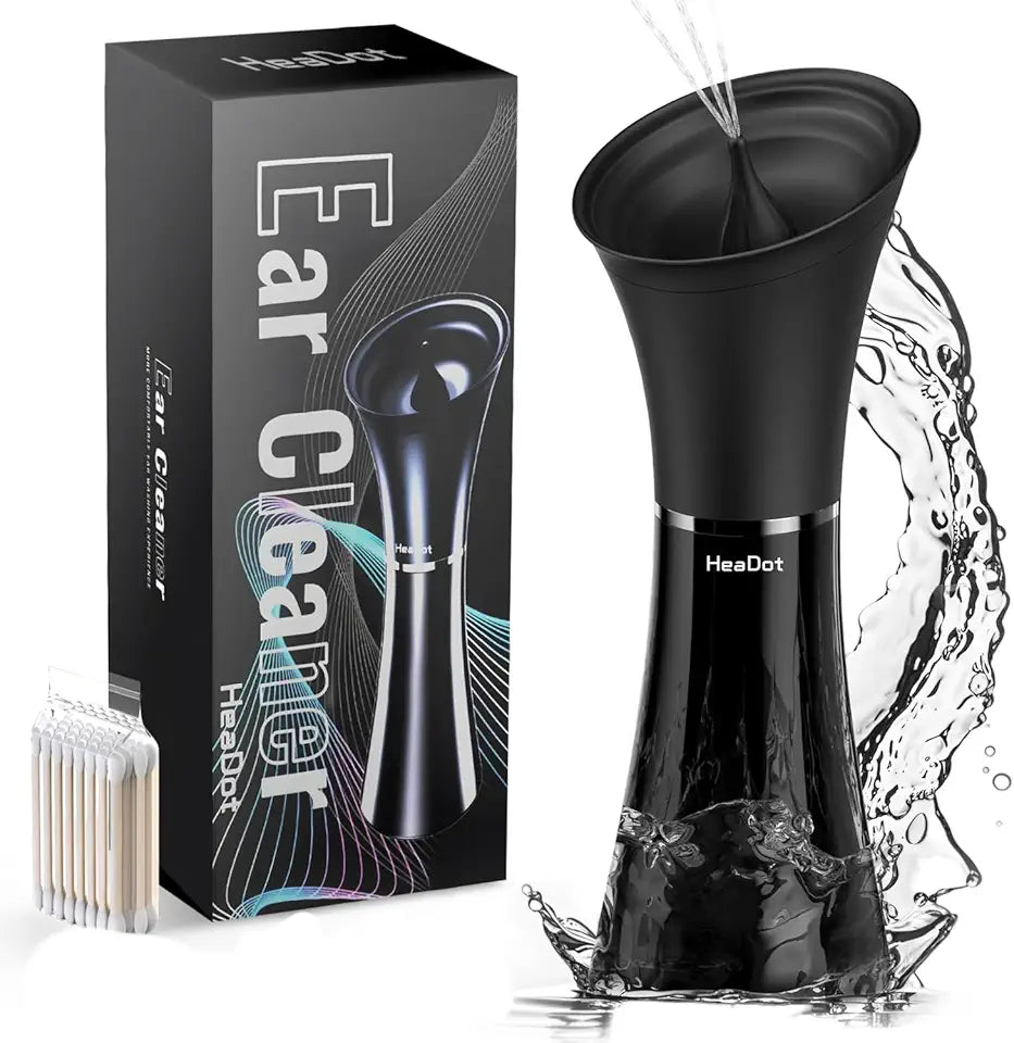 Electric Ear Wax Removal Water Powered Ear Cleaning Kit with 4 Pressure Modes IPX7 G495