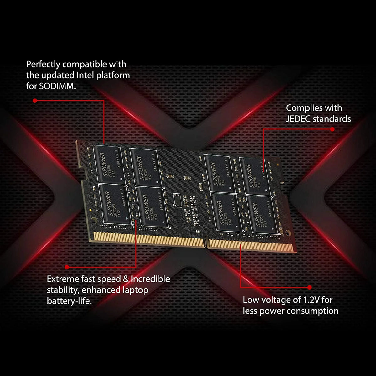 DDR4 8GB 3200MHz SODIMM Laptop RAM H83137