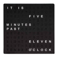 Black Table Top Clock B119