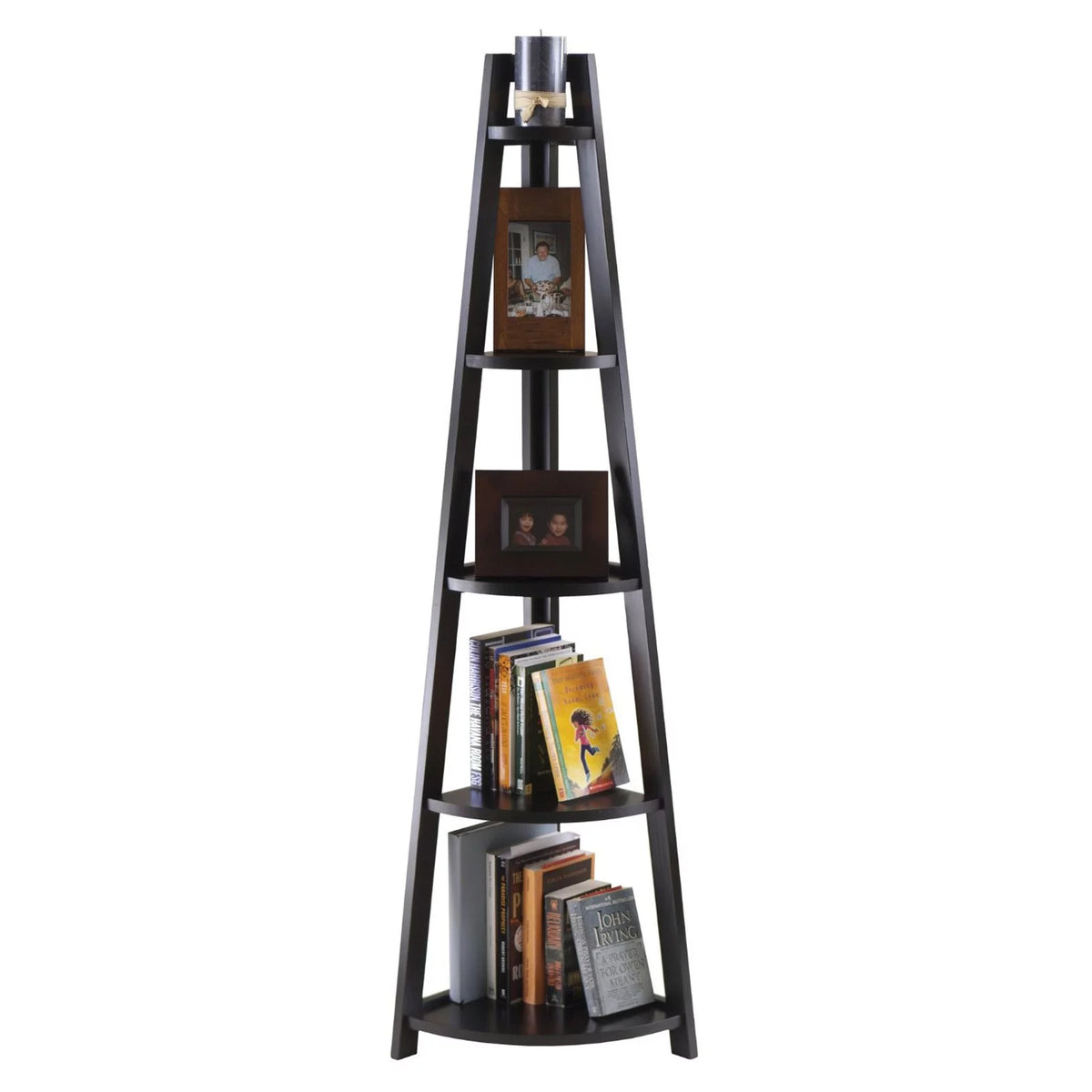 Black 5-Tier Corner Shelf B963