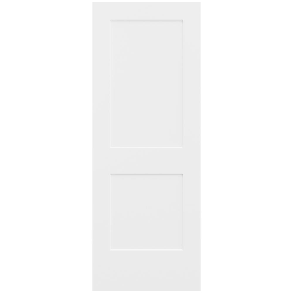 32 in. x 80 in. Primed Smooth Solid Core Molded Composite MDF Interior Door Slab Z8420