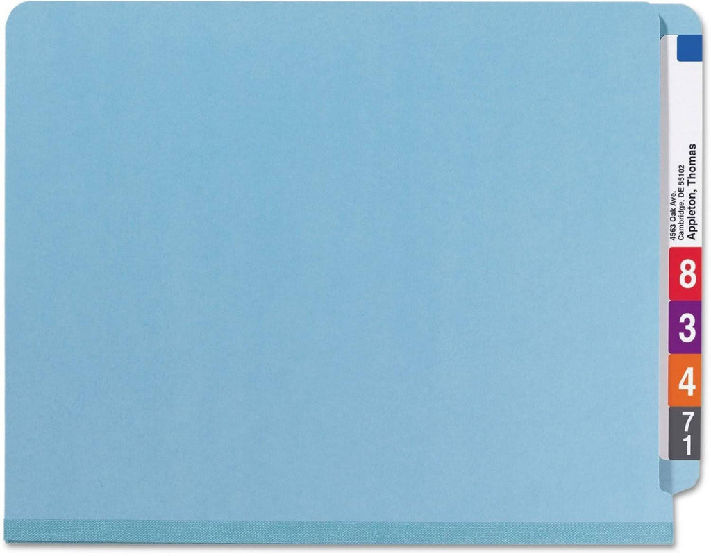 Dark Blue Letter 6-Section Pressboard Classification Folders S771