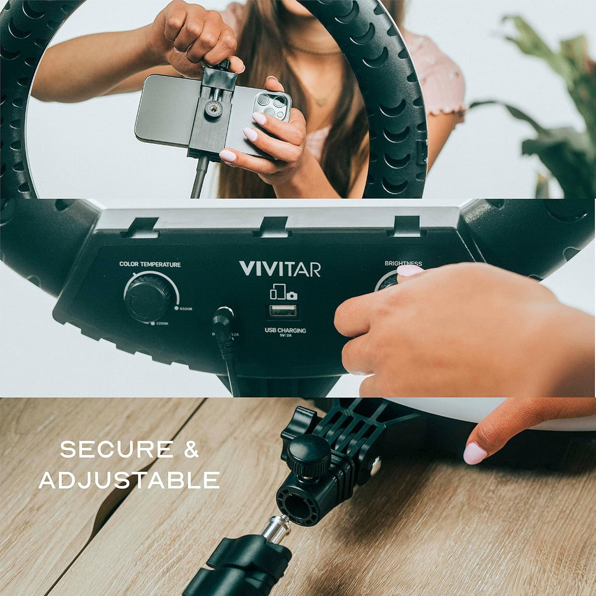 18 Inch LED Ring Light with Stand and Wireless Remote G71448