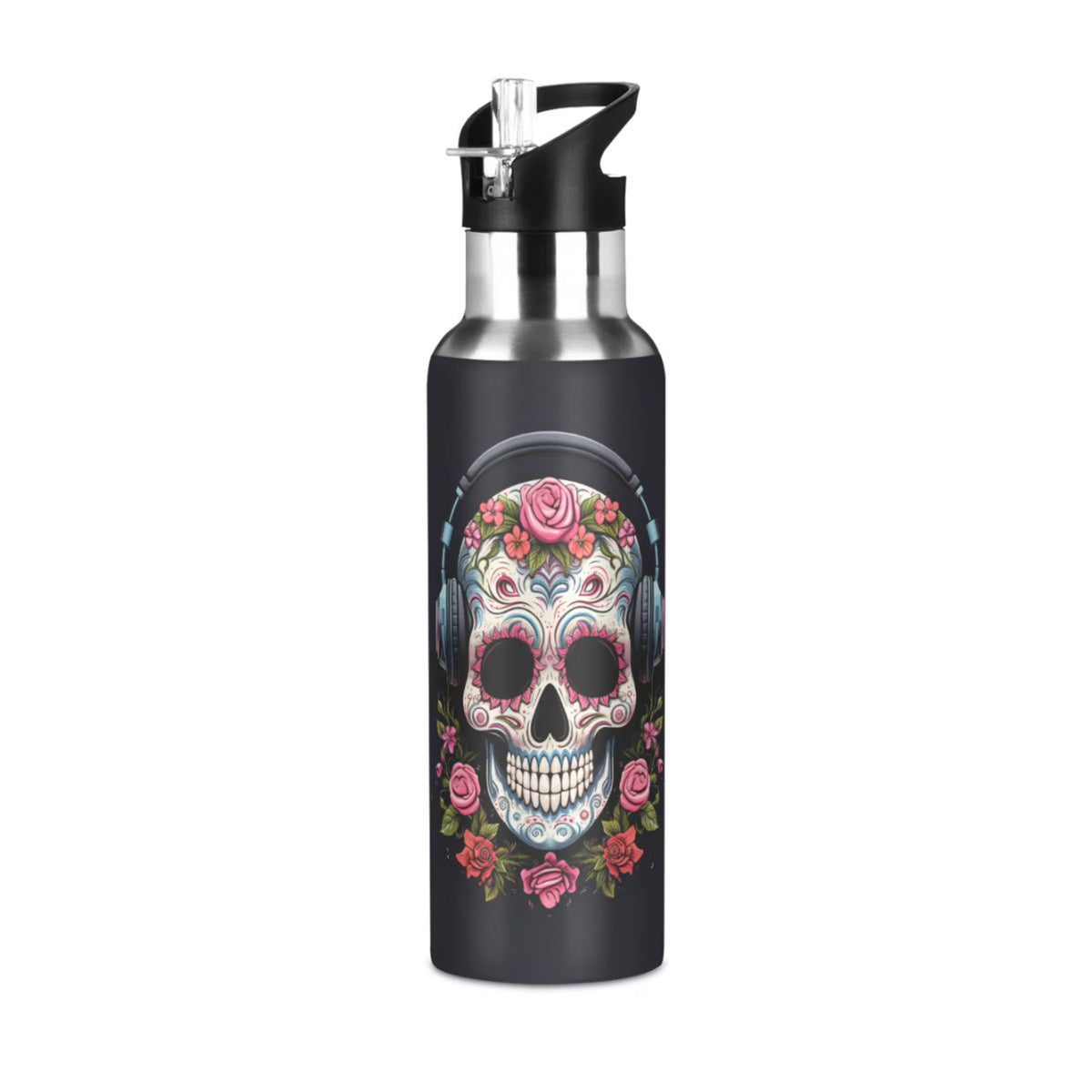20 oz Insulated Stainless Steel Water Bottle with Straw Lid Z423276