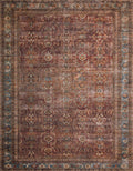 Brick Blue 5' x 7'6 Rug T309