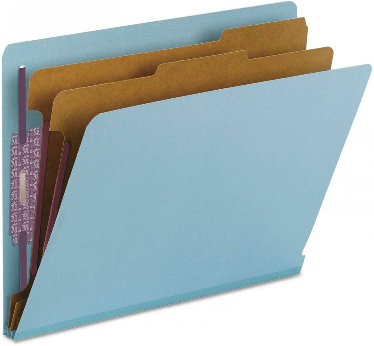Dark Blue Letter 6-Section Pressboard Classification Folders S771