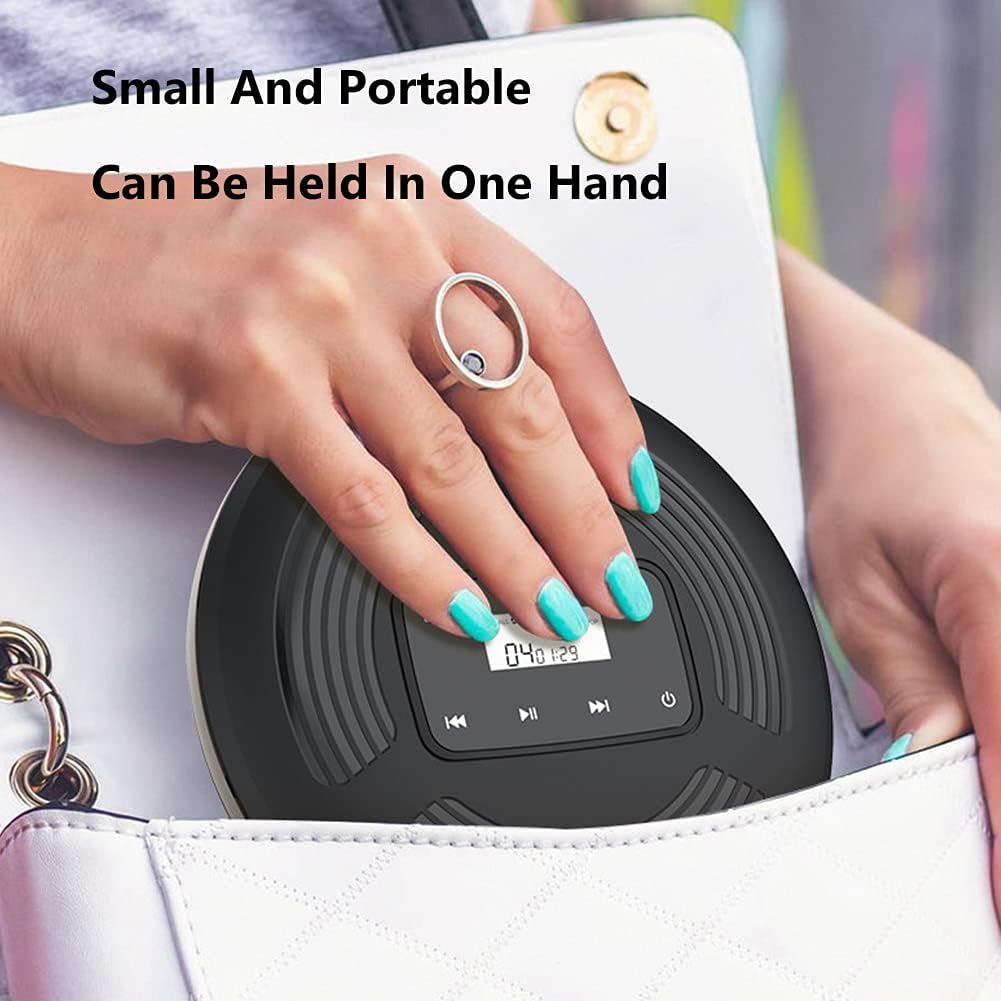 Portable CD Player with Bluetooth 5.0 and FM Transmitter C96884