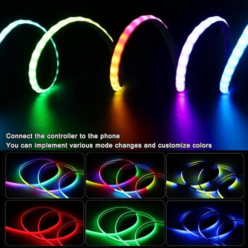 Ultra-Thin 5mm USB LED Light Strip with APP Control 160LEDs 4.92ft E9953