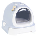 Fully Enclosed Hooded Litter Pan with Front Entry, Cat Litter Scoop Included G915741