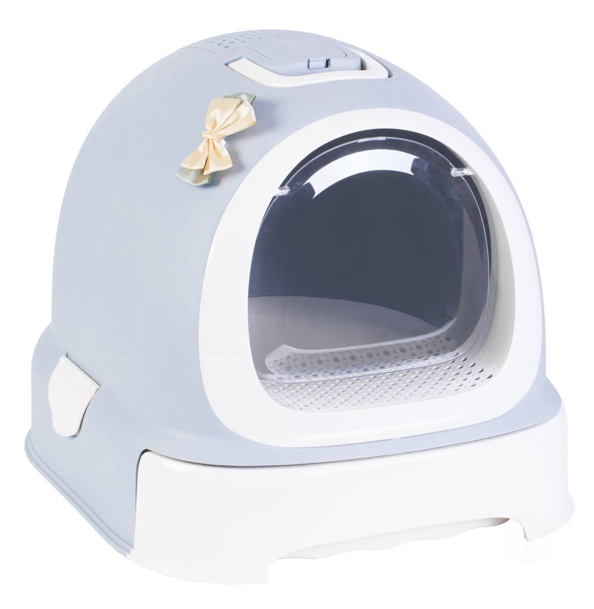 Fully Enclosed Hooded Litter Pan with Front Entry, Cat Litter Scoop Included G915741