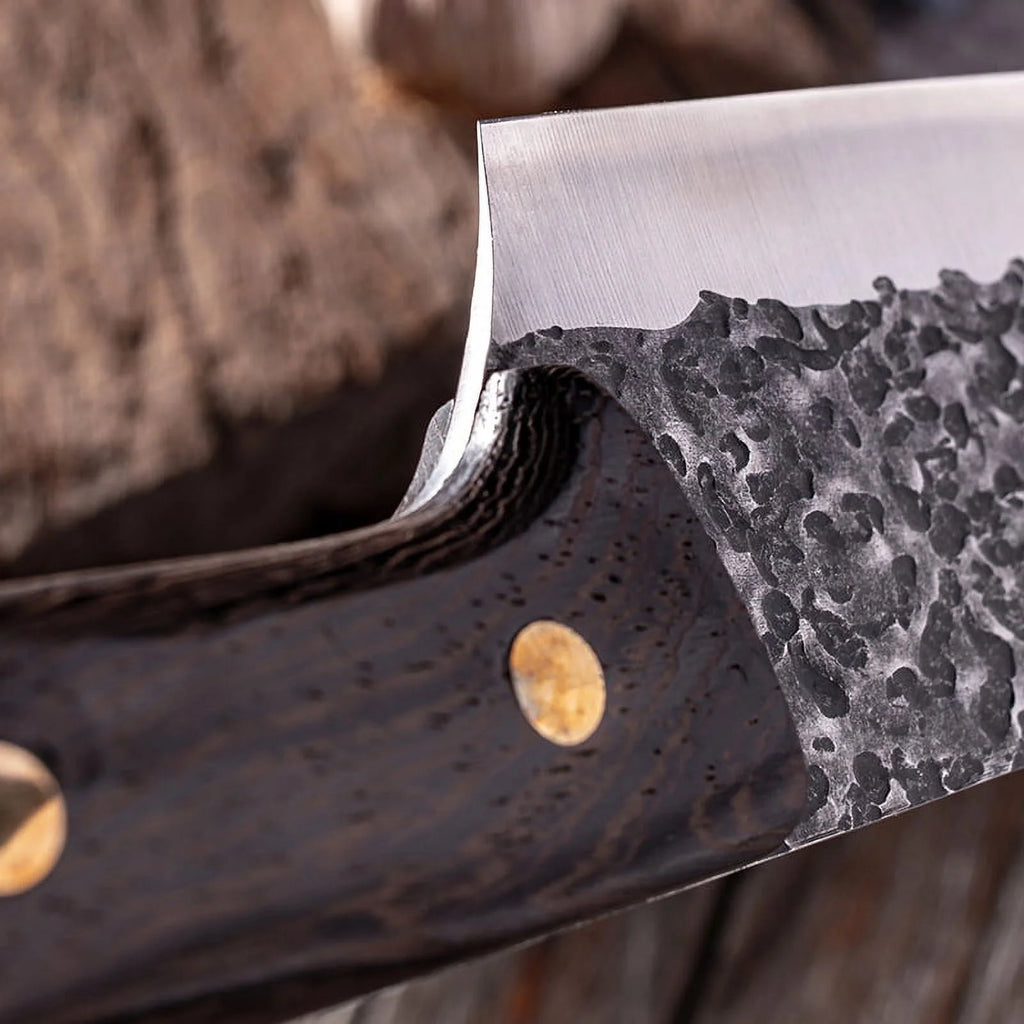7 Inch Full Tang Forged High Carbon Steel Chef Knife with Sheath M459