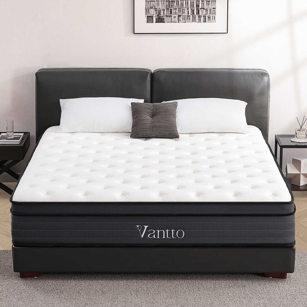 Twin 10 Inch Memory Foam Hybrid Mattress with Pocket Springs K6320