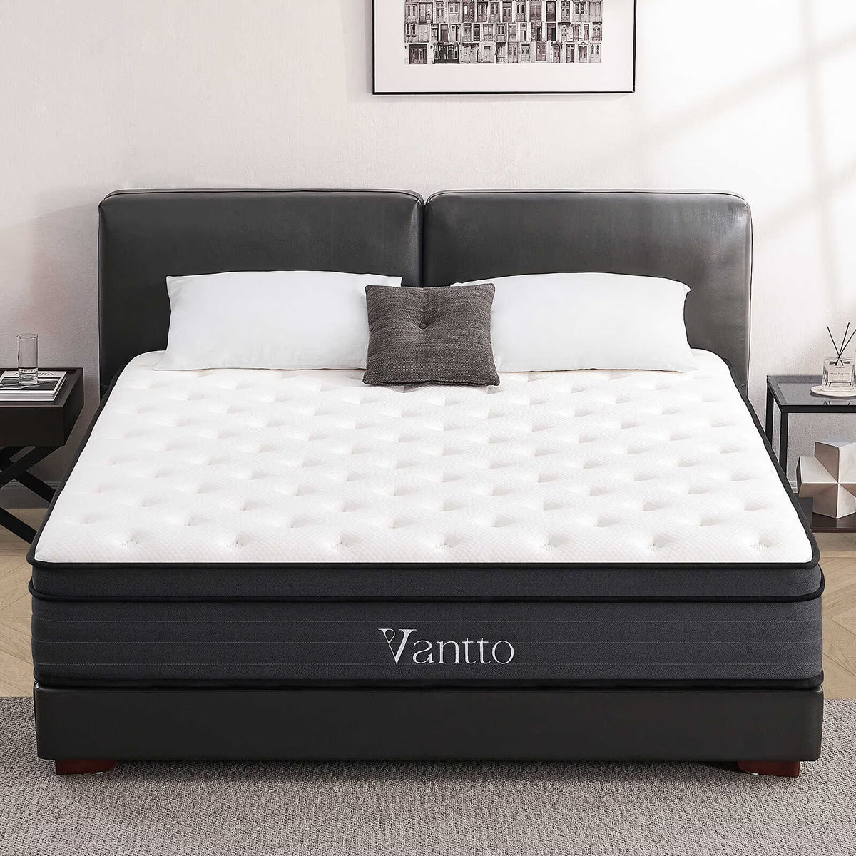 Twin 10 Inch Memory Foam Hybrid Mattress with Pocket Springs K6320