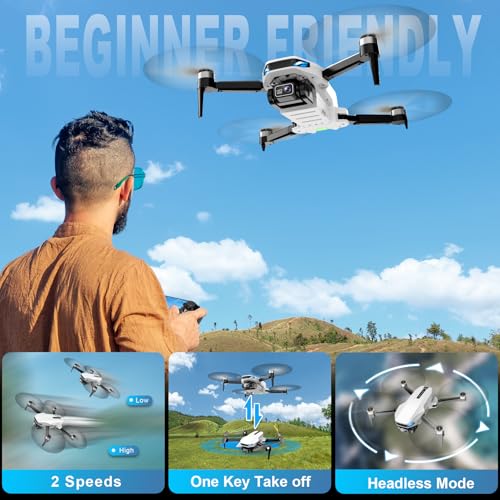 2K HD FPV Foldable Camera Drone E414993