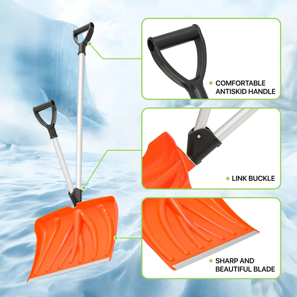 Orange 18 inch Snow Shovel F535992