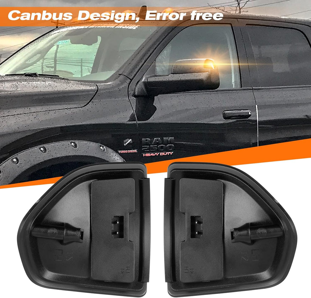 54 LED Sequential Amber Side Mirror Turn Signal Light, 2 Pack U721010