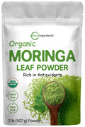 Organic Moringa Oleifera Leaf Powder 2 Pounds Vegan I30314