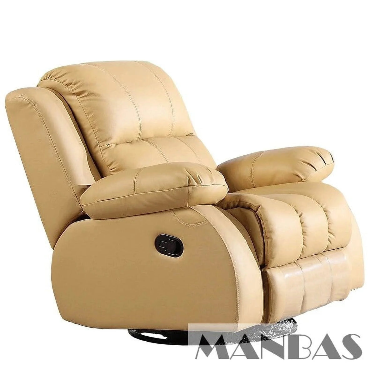 Manual Electric Recliner Sofa Genuine Leather Couch R6615