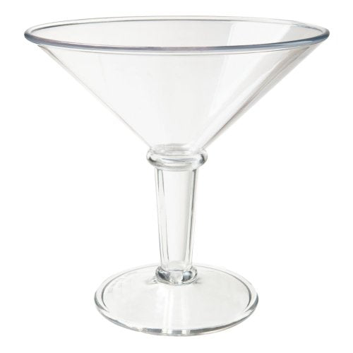 Clear Shatterproof 48 Ounce Martini Cocktail Glass R475625
